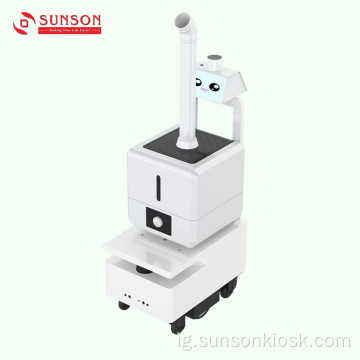 Nje bacteria na-egbu alụlụ Spray Robot